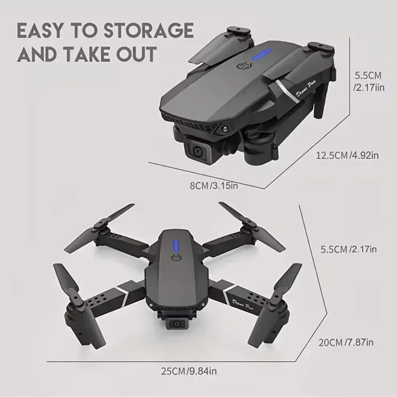 2024 New E88 Pro WIFI FPV Drone Wide Angle HD 4K 1080P Camera