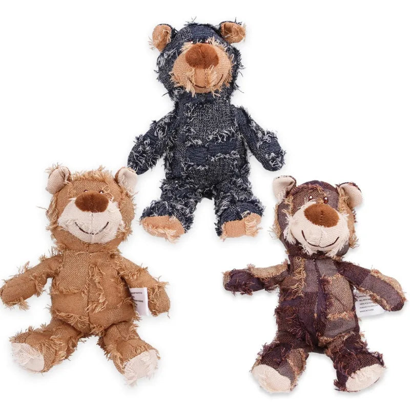 Plush Teddy Bear Dog Toy