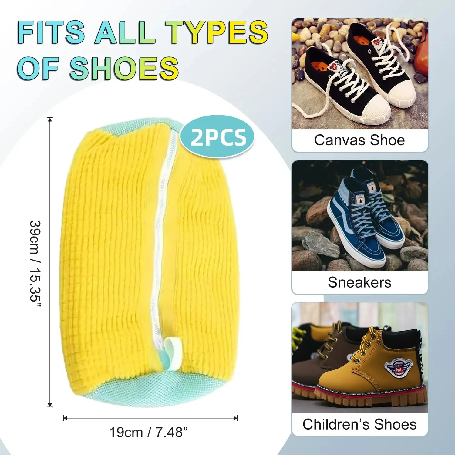Padded Laundry Bag for Sneakers & Washing Machine Protection
