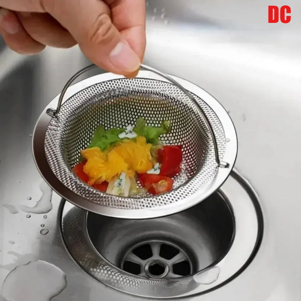 Stainless Steel Kitchen Sink Filter, Garbage Food Residue/Hair Catcher