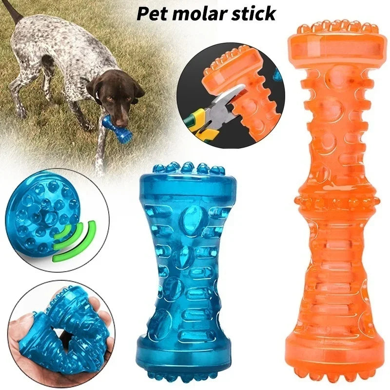Interactive Dog Teething Toy, Squeaky Chew Toy