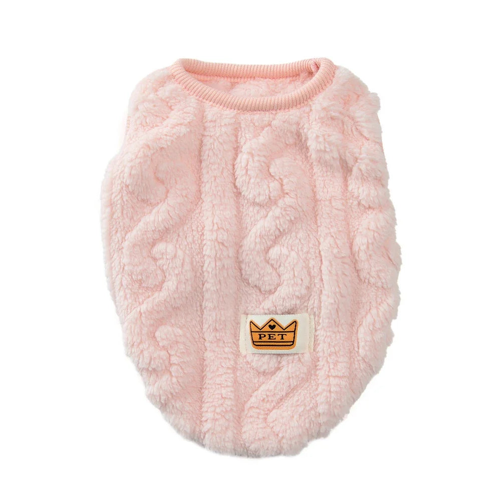 Fleece Pet Sweater Vest