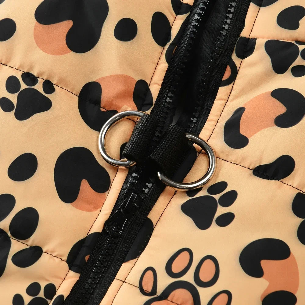 Leopard Print Dog Jacket