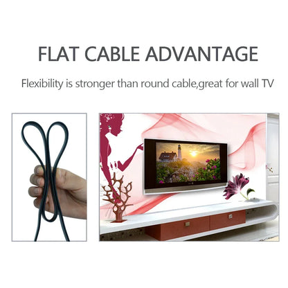 FSU HDMI-compatible Cable 4K*2K High Speed 2.0 Cable HDMI-compatible 3D 1080P HD for TV PS3/4 Projector 0.5m 1m 1.5m 2m 3m