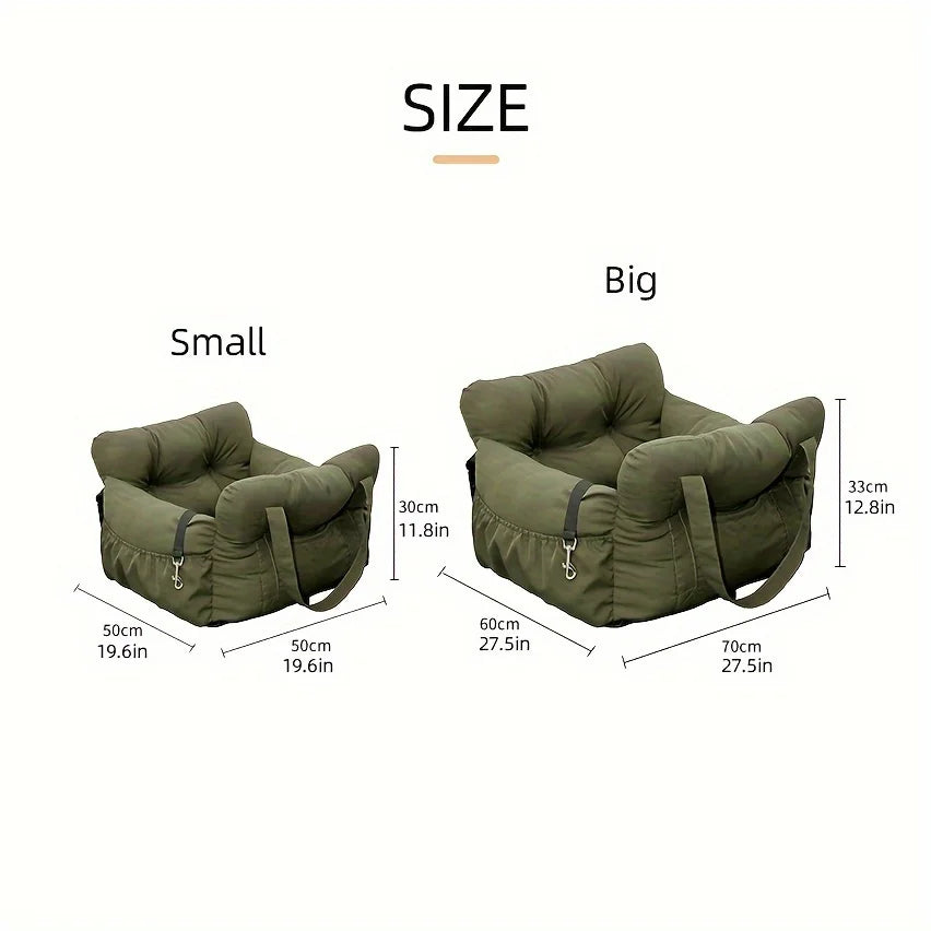 Small Dog Car Seat with Safety Belt
