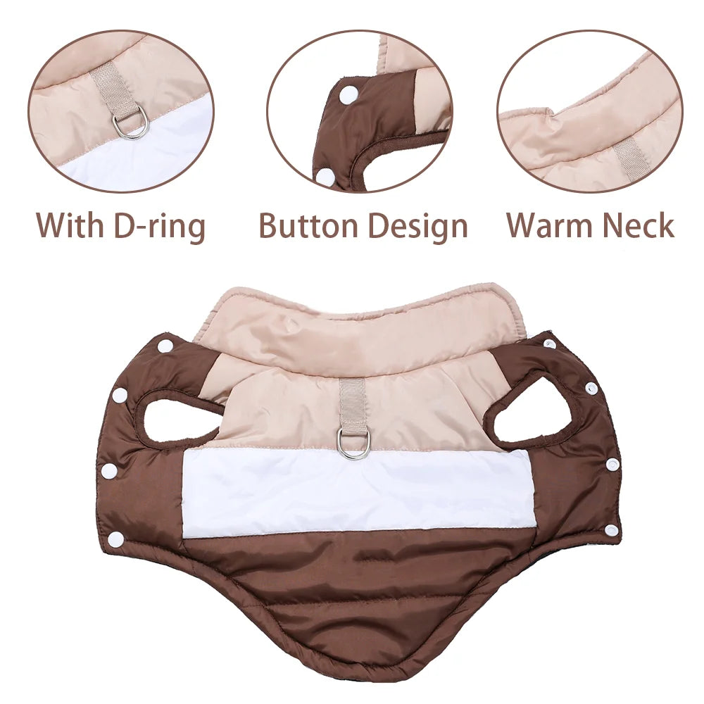 Warm Waterproof Dog Jacket