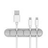 NNBILI Silicone USB Cable Organizer Cable Winder Desktop Tidy Management