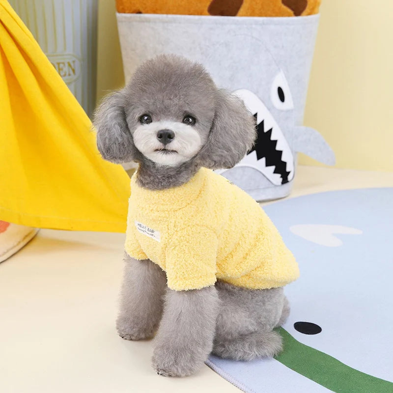 Solid Warm Dog Sweater