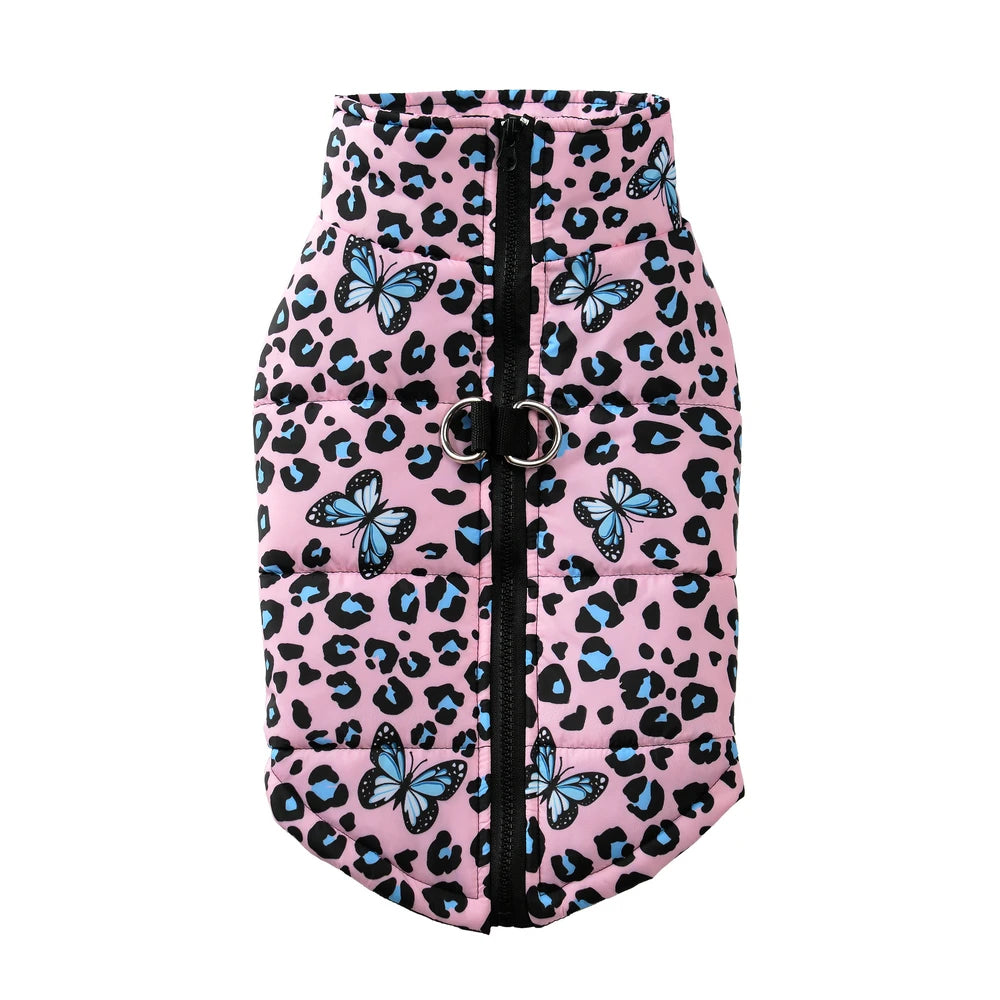 Leopard Print Dog Jacket