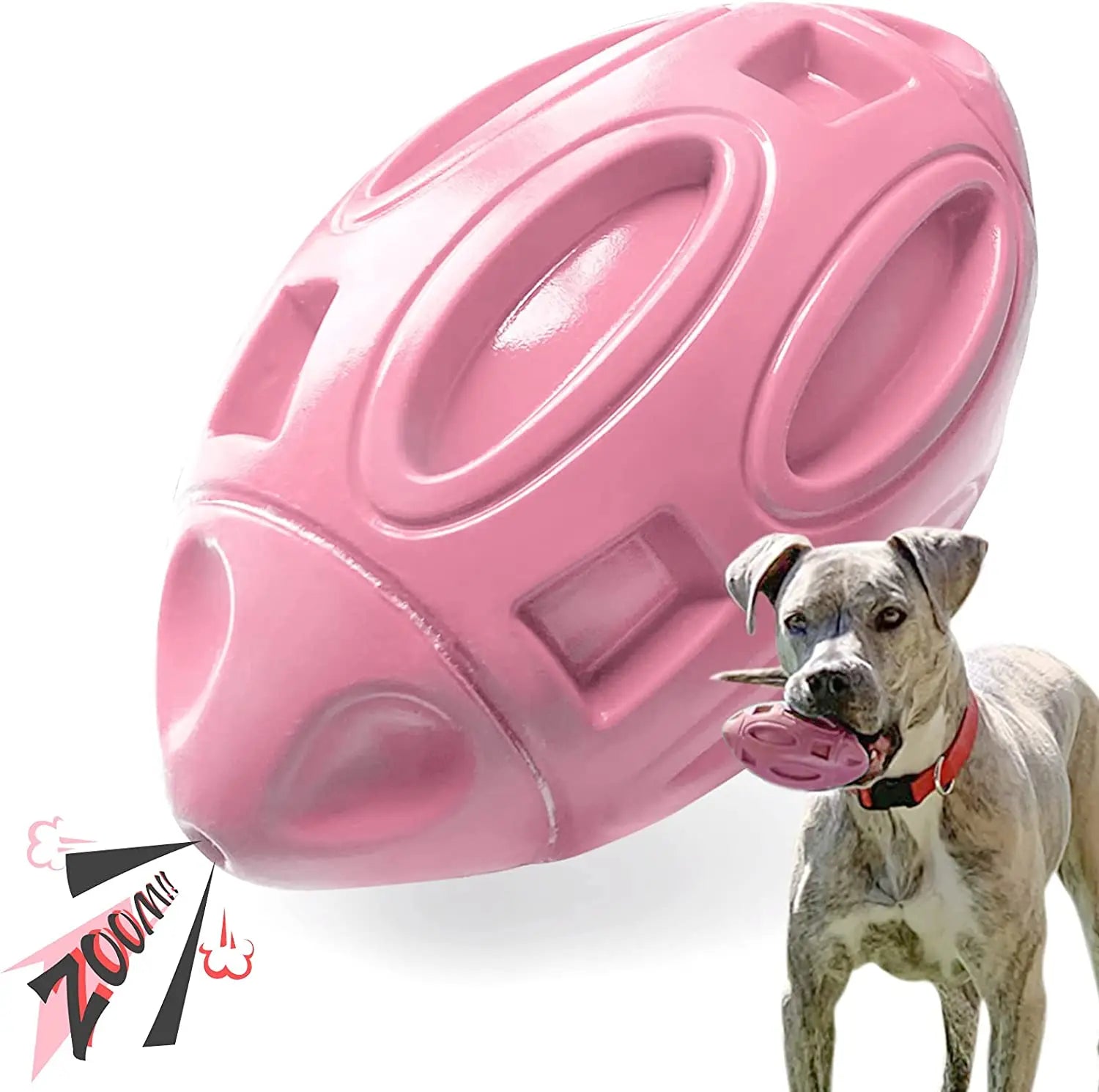 Durable Rubber Squeaky Dog Ball