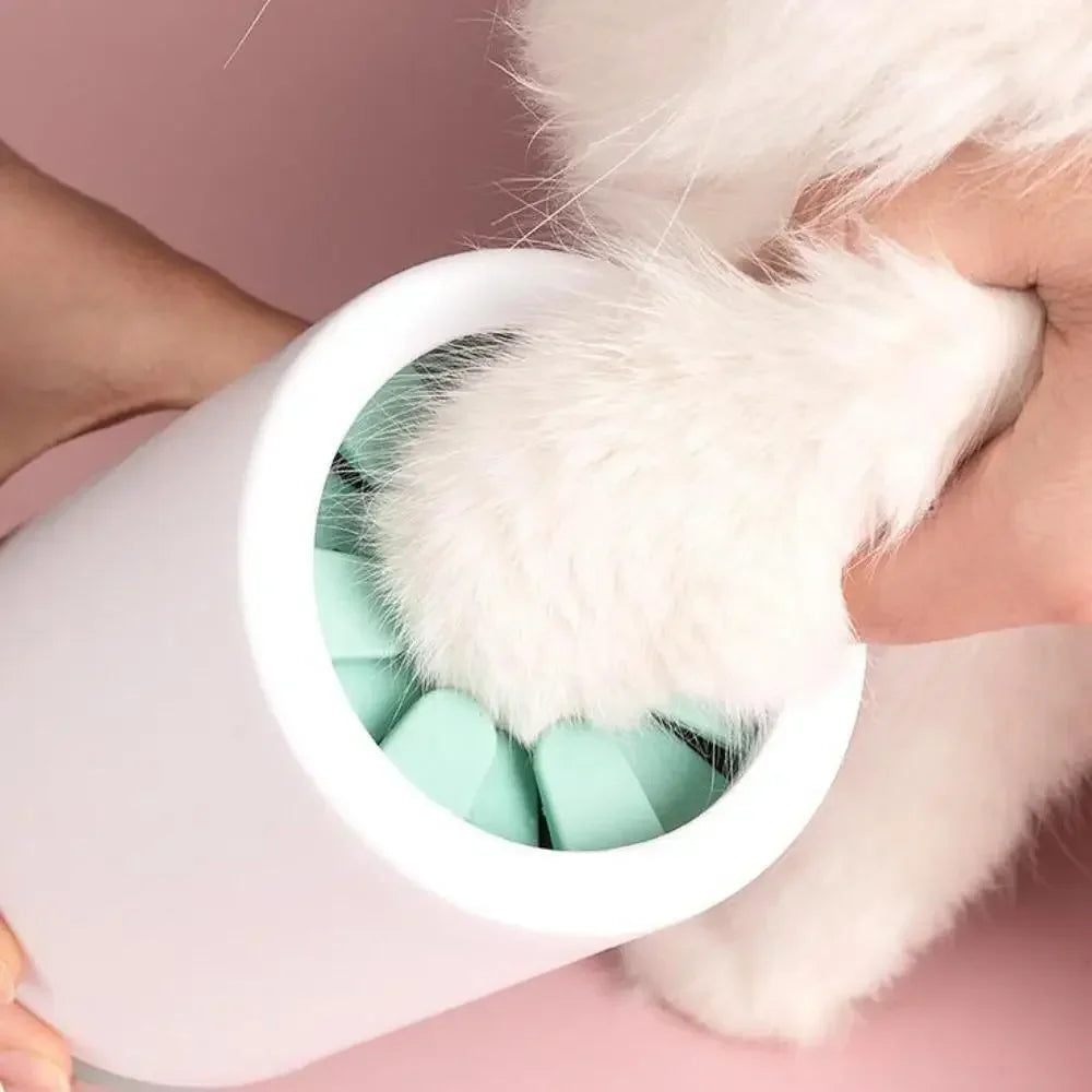 Pet Foot Washer Cup Soft Silicone Foot Cup Cat Foot Cleaning Bucket
