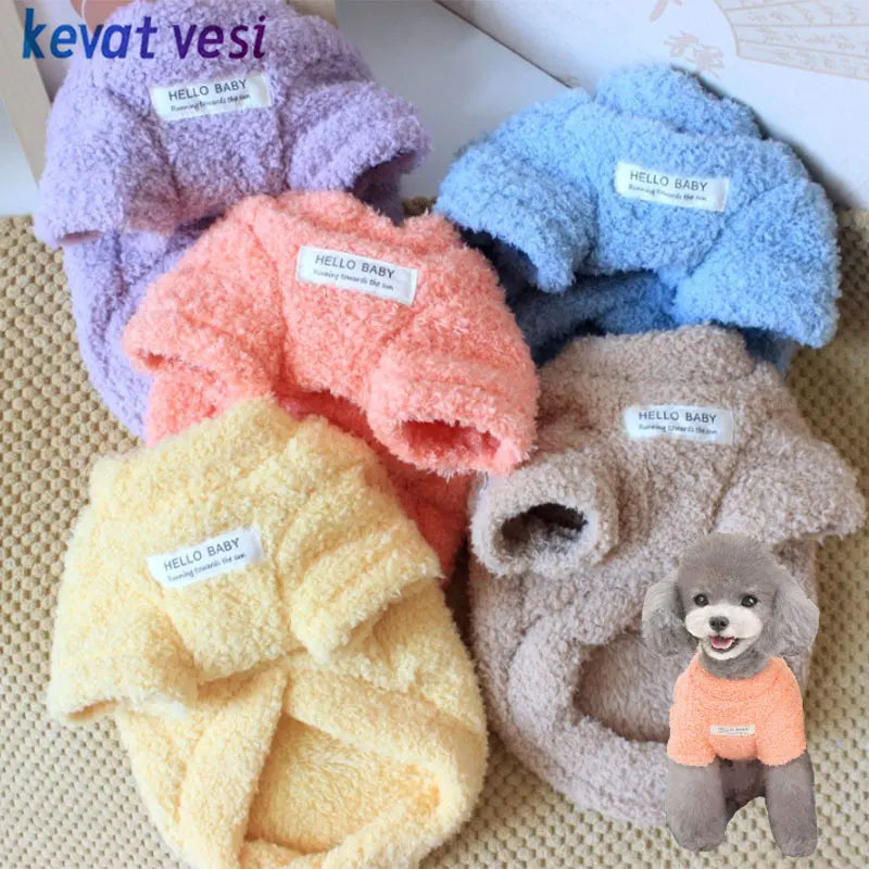 Plush Winter Dog Coat