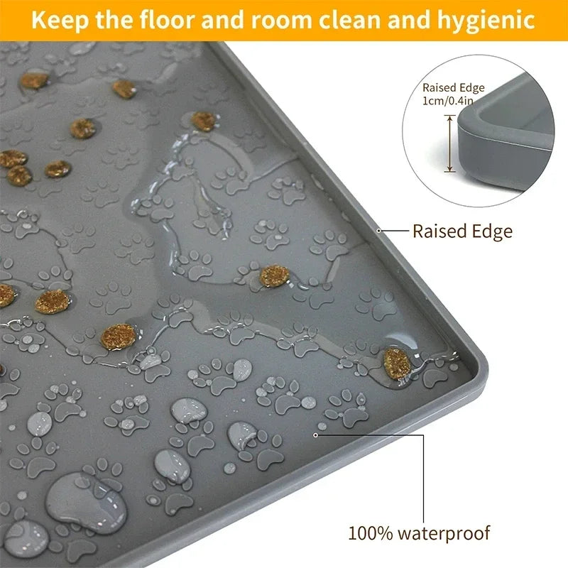 Silicone Pet Feeding Mat for Dogs & Cats