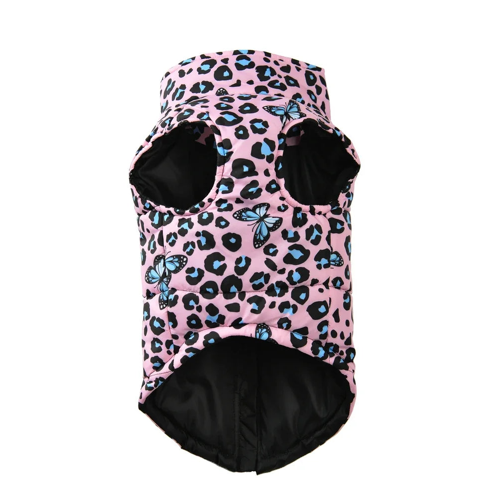 Leopard Print Dog Jacket