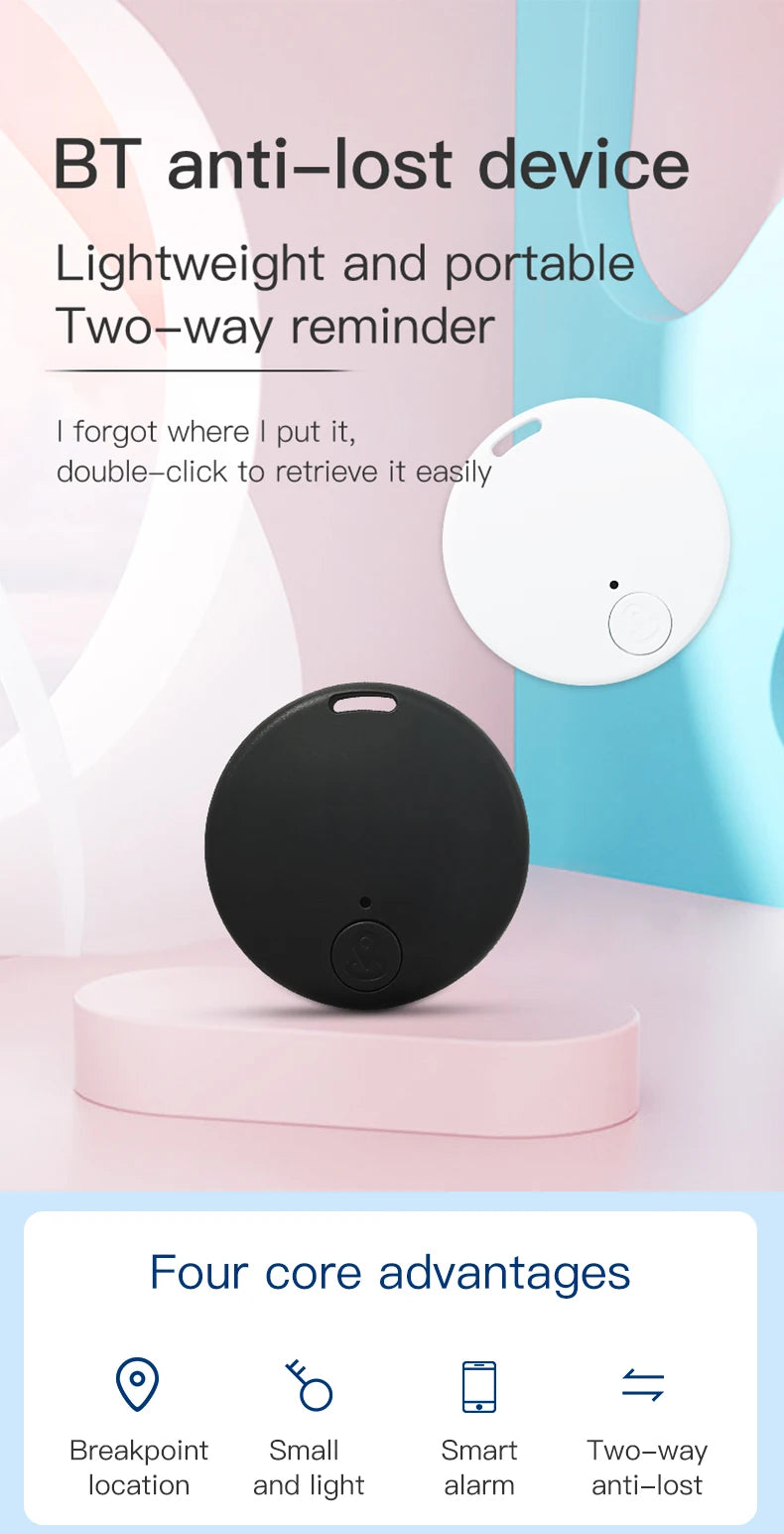 Smart Key Finder & Anti-Lost Locator for Keys, Wallet, Pets & Luggage