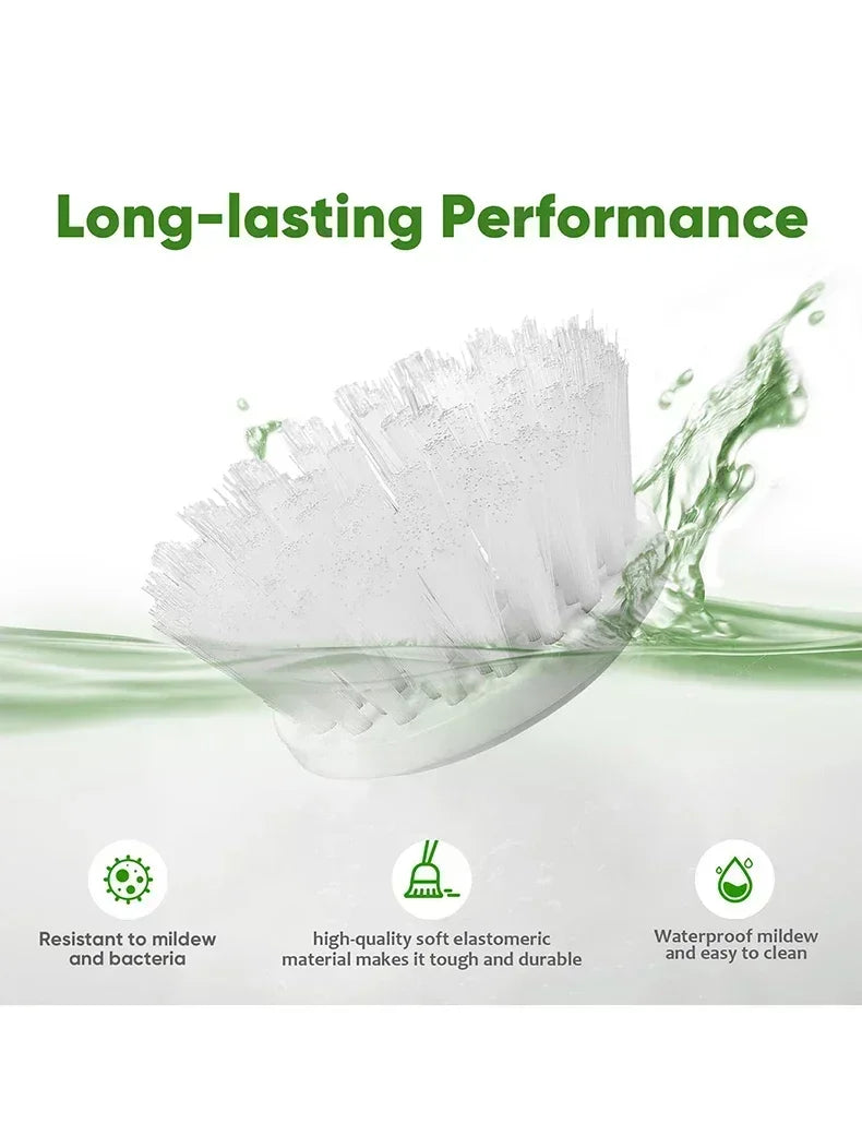 Rechargeable Cleaning Brush with 5 Replaceable Brush Heads