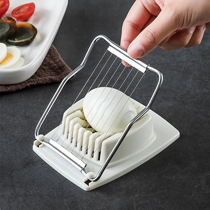 Egg Slicer Various Multi Functional Stainless Steel Egg Slicers Can Cut Soft Food for Practical Quick Household Kitchen Tools