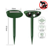 Solar Ultrasonic Animal Repeller for Cats & Dogs
