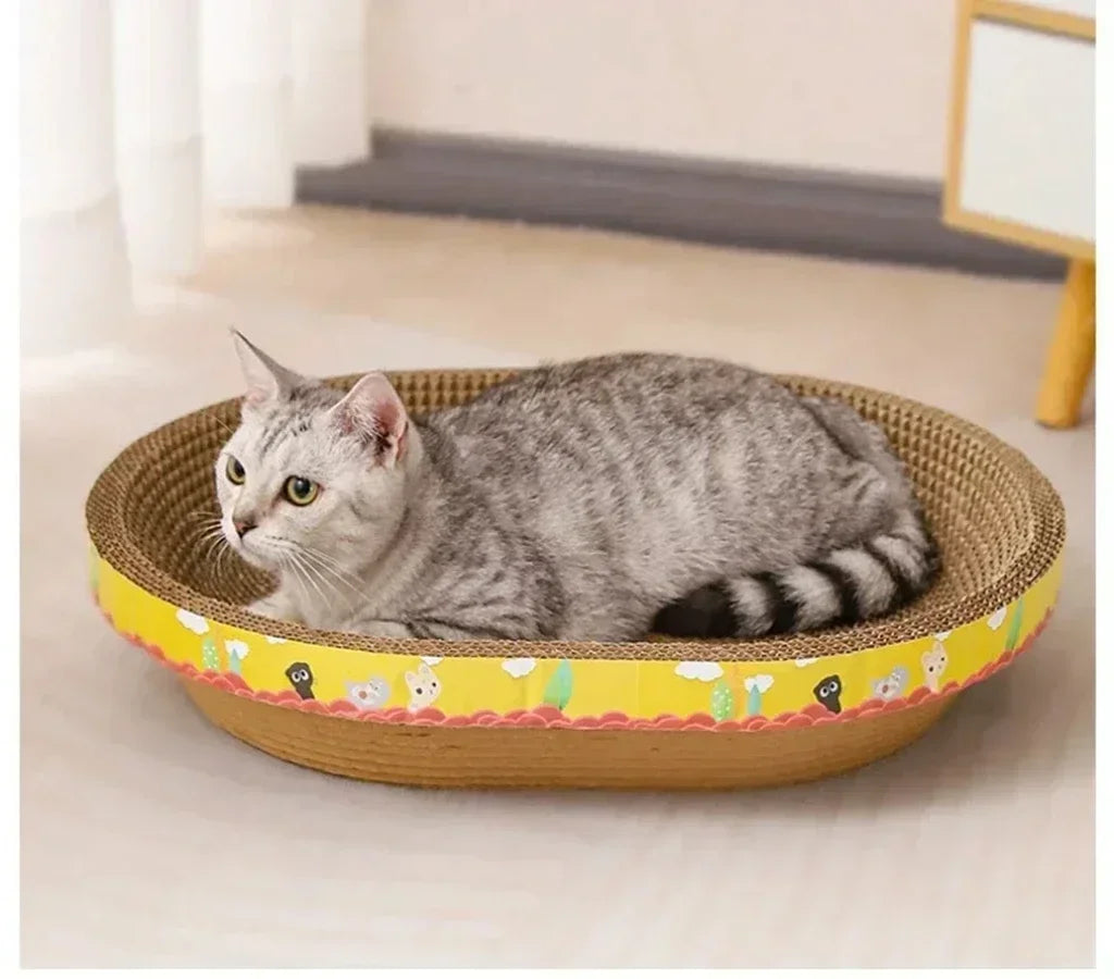 Multi-Purpose Cardboard Cat Scratcher