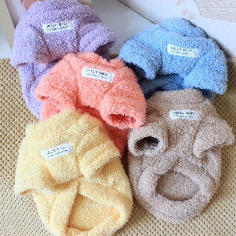 Plush Winter Dog Coat