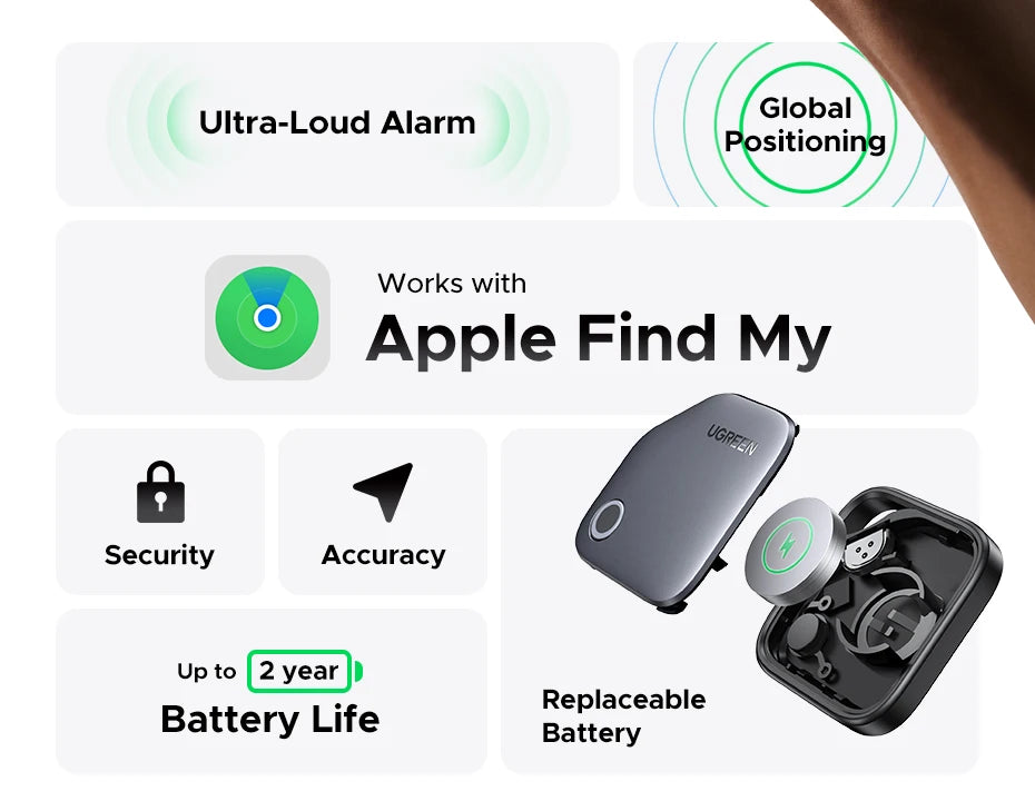 UGREEN Smart Bluetooth Tracker for Apple