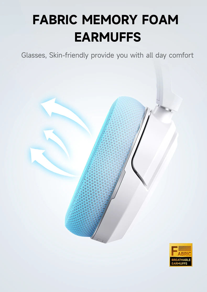 Picun G2 2.4GHz Bluetooth Wireless Gaming Headset For PC PS4 PS5