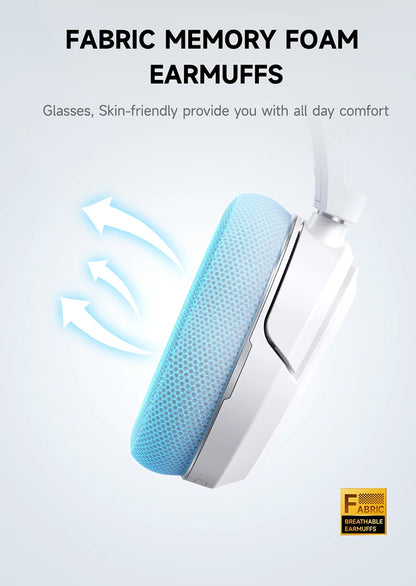 Picun G2 2.4GHz Bluetooth Wireless Gaming Headset For PC PS4 PS5 Phone Switch 5ms Low Latency 7.1 Surround Wired Headset ENC Mic