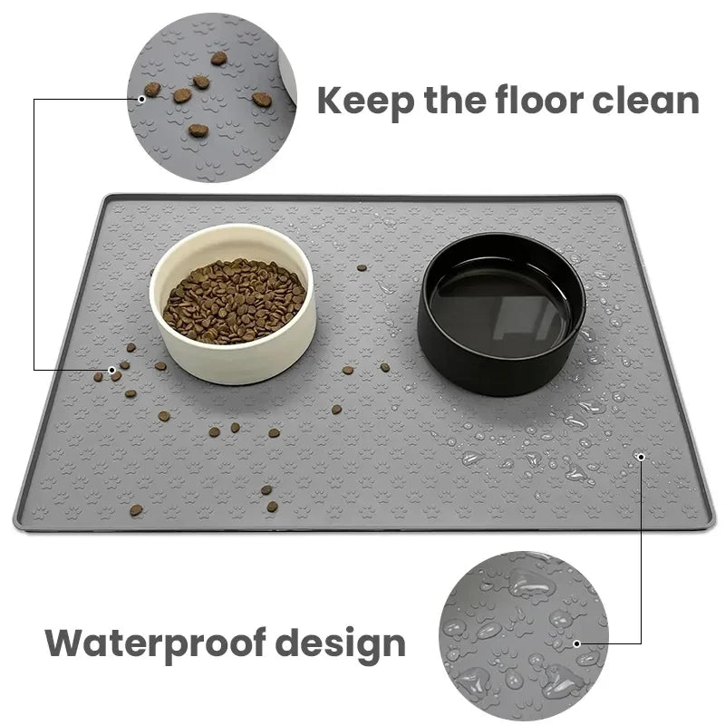 Silicone Pet Feeding Mat for Dogs & Cats