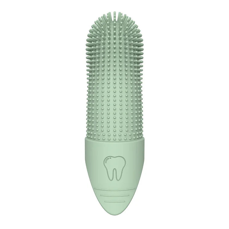 Dog Toothbrush, 360° Cleaning Finger Toothbrush for Dogs