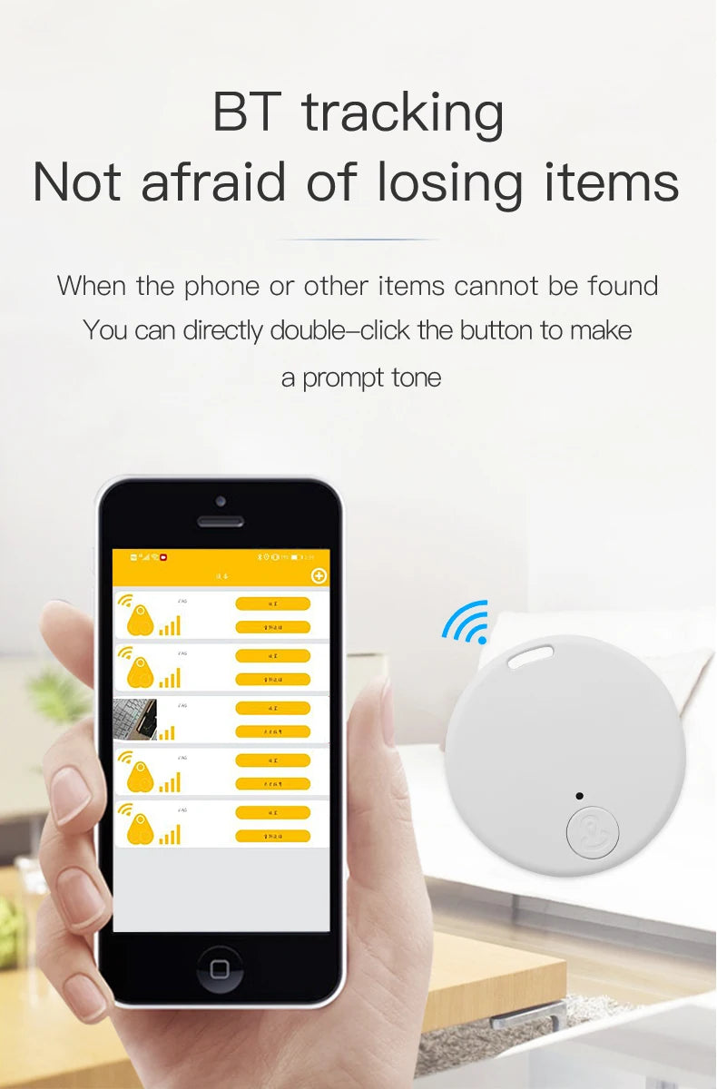 Smart Key Finder & Anti-Lost Locator for Keys, Wallet, Pets & Luggage