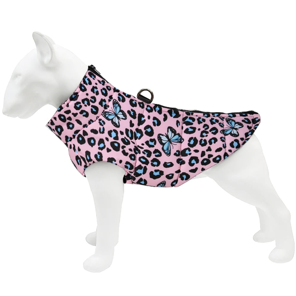 Leopard Print Dog Jacket