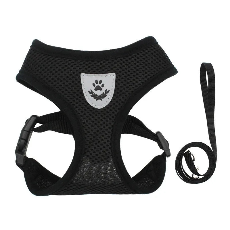 Escape-Proof Reflective Cat Harness & Leash Set