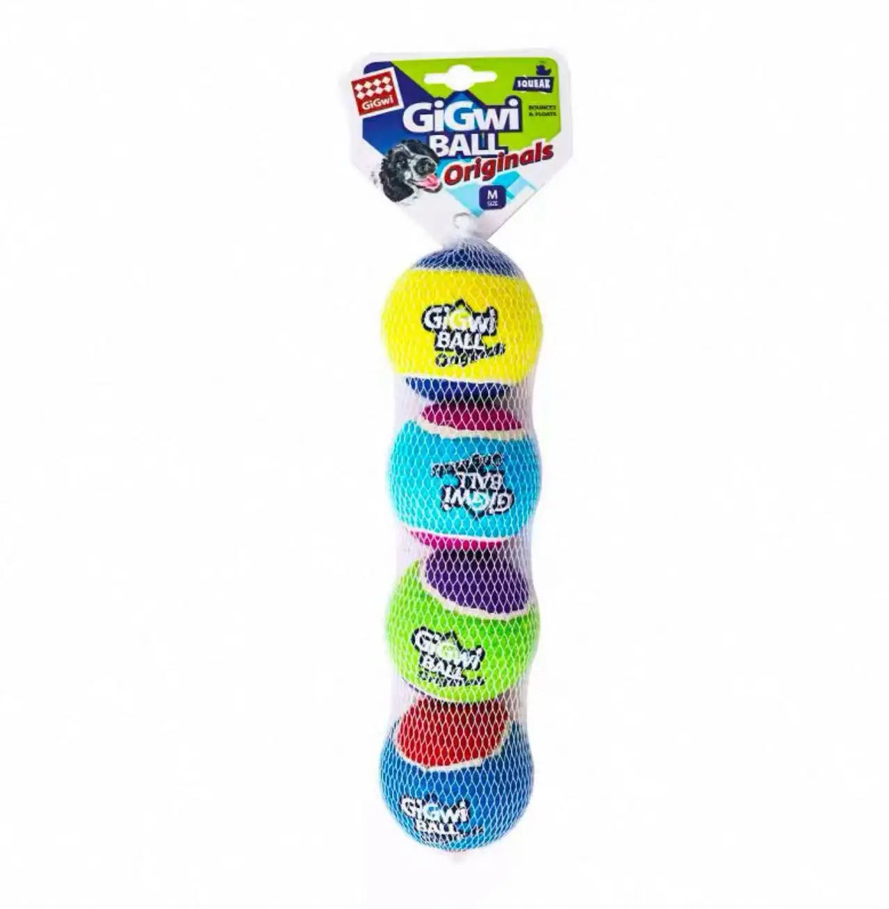 Rubber Squeaky Dog Ball