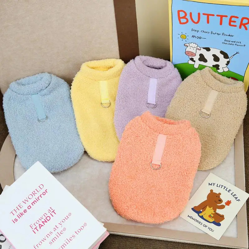 Warm Solid Dog Sweater
