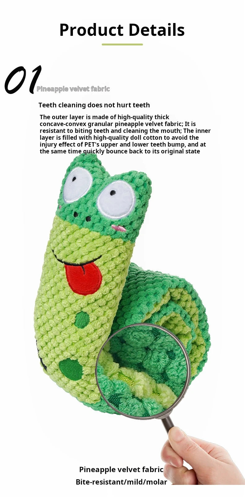 Frog Squeaky Dog Toy