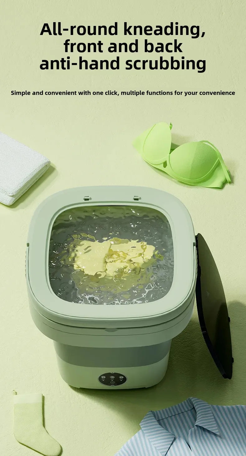 Portable Folding Washing Machine Home Use Integrated