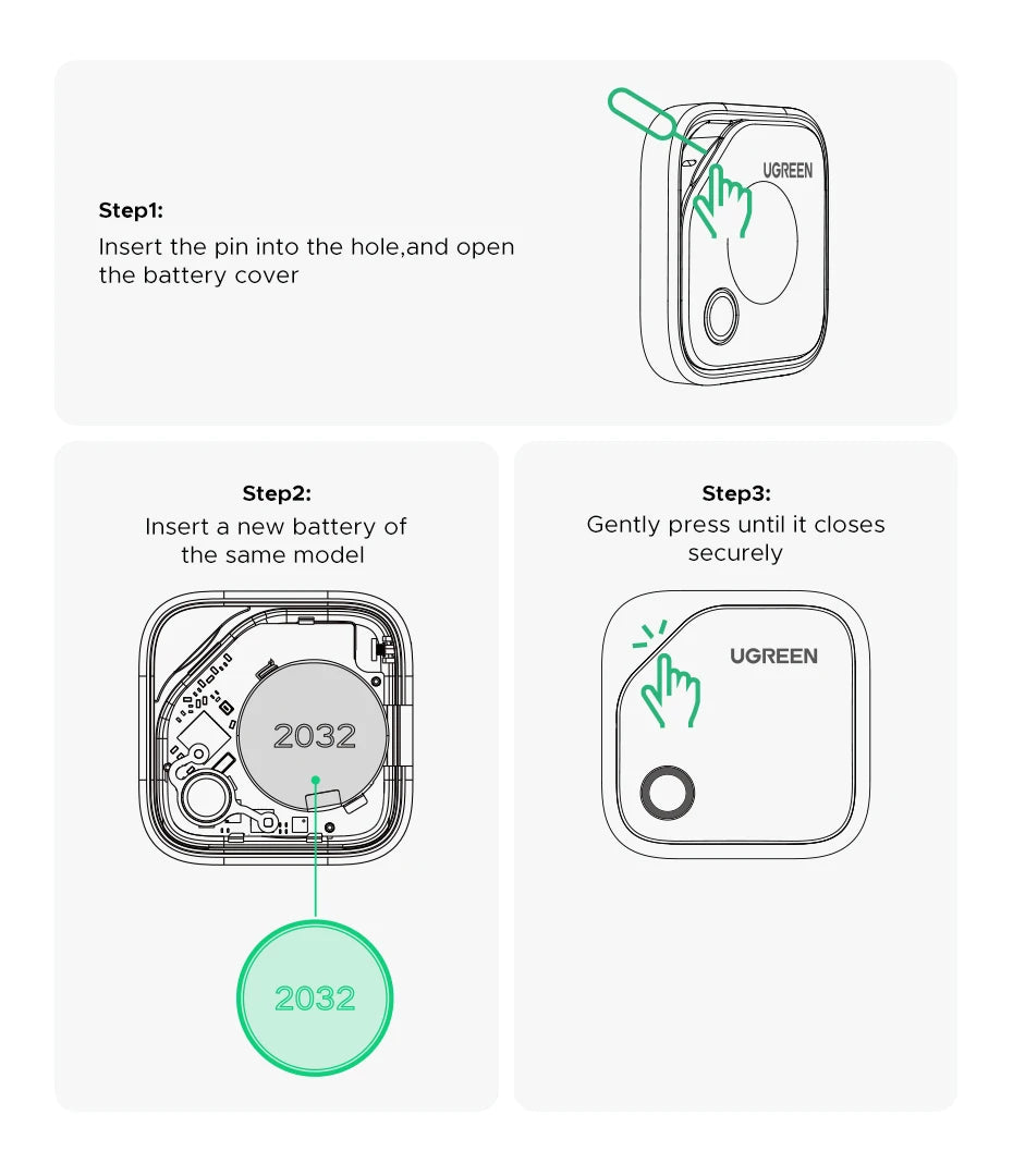 UGREEN Smart Bluetooth Tracker for Apple