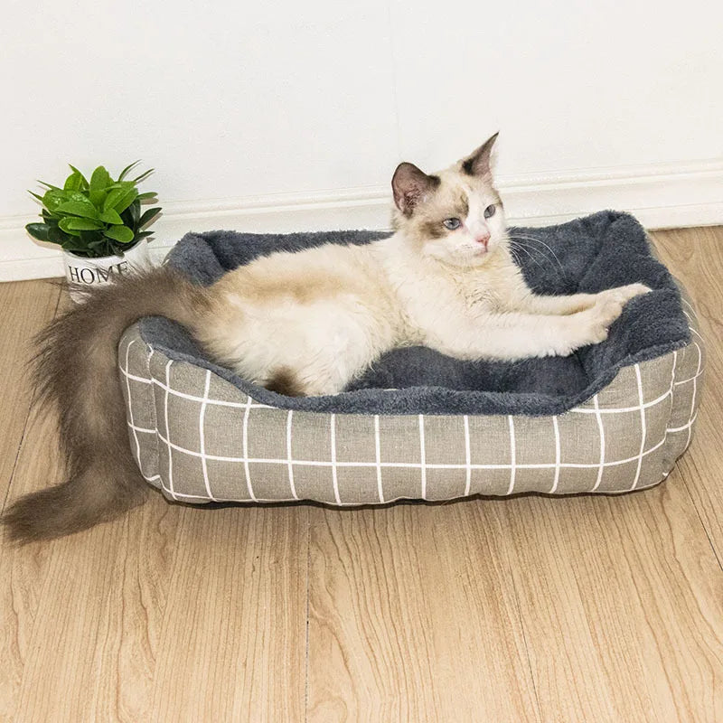 Printed Fiber Dog & Cat Bed Mat