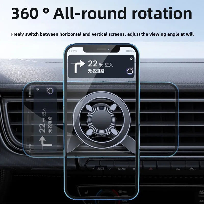 360° Air Vent Mount for iPhone, Samsung & Xiaomi Magnetic Car Phone Holder