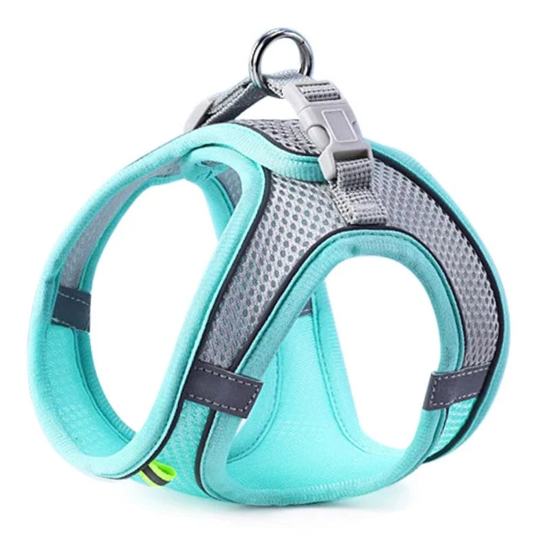 Reflective Mesh Pet Harness Set