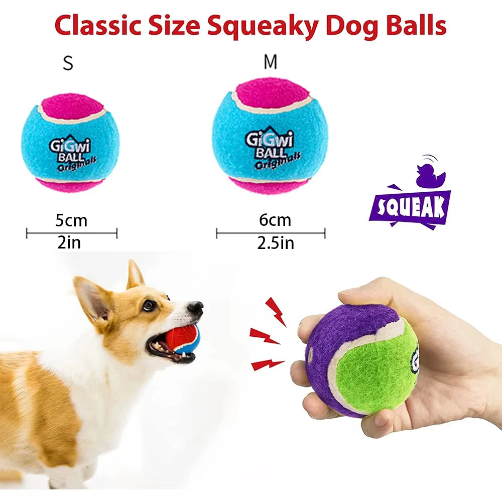 Rubber Squeaky Dog Ball
