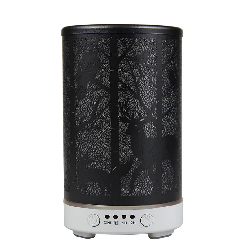 Aroma Diffuser Ultrasonic Perfume Air Humidifier Iron Art Deer Pattern