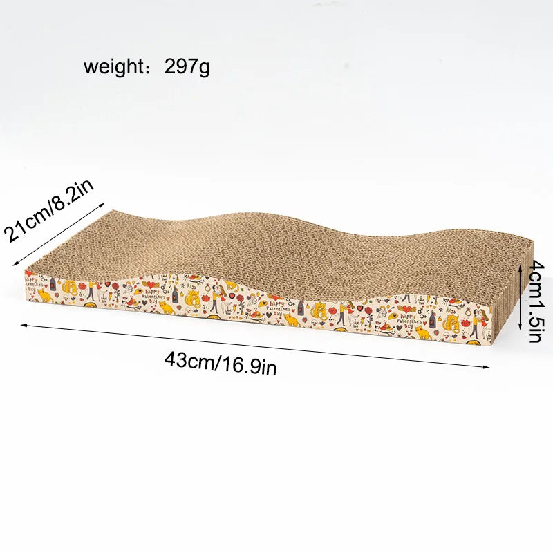 Plastic Corrugated Cat Scratcher