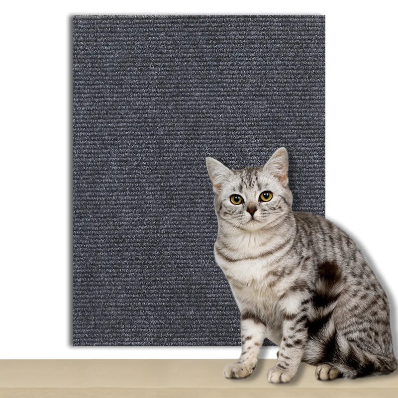 Self Adhesive Cat Scratch Protector Mat for Sofas, Furniture & Walls