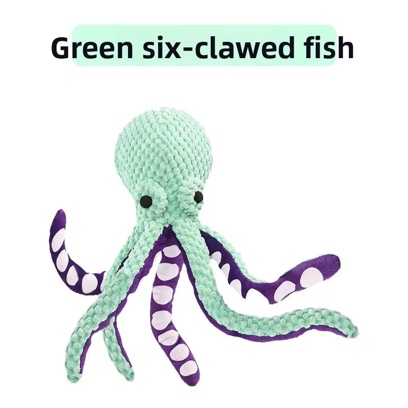 Plush Squeaky Dog Toy Set