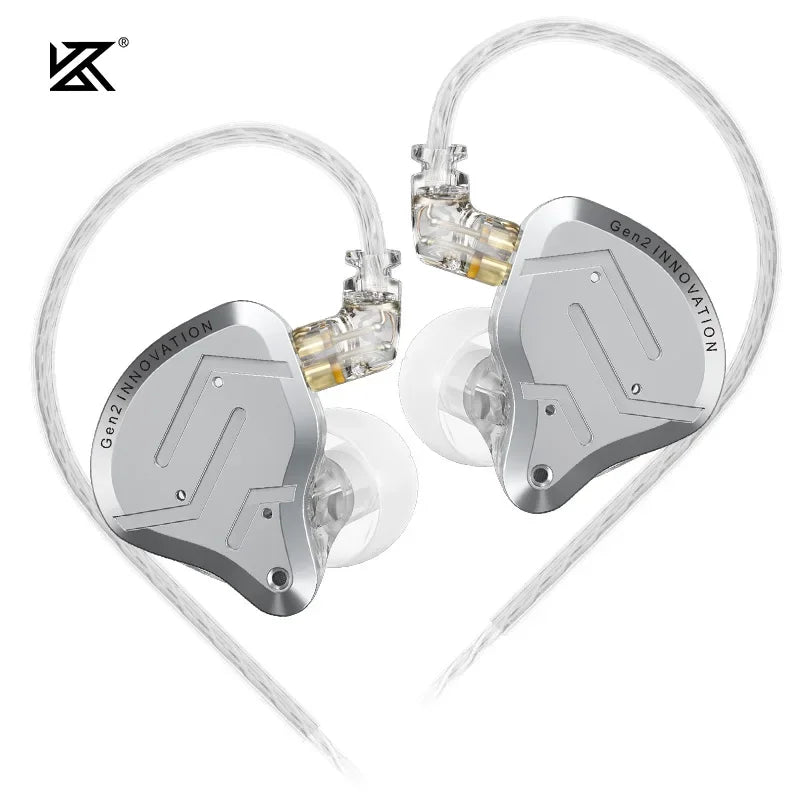 KZ ZSN Pro 2 Hybrid Drive 1BA 1DD in Ear Earphones HIFI Bass Headset Monitor Earbuds Sport Game Headphone EDXPROX ZS10PRO