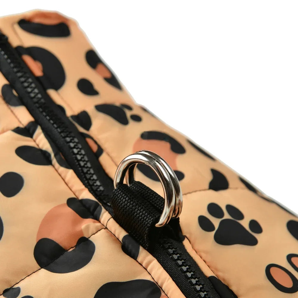 Leopard Print Dog Jacket