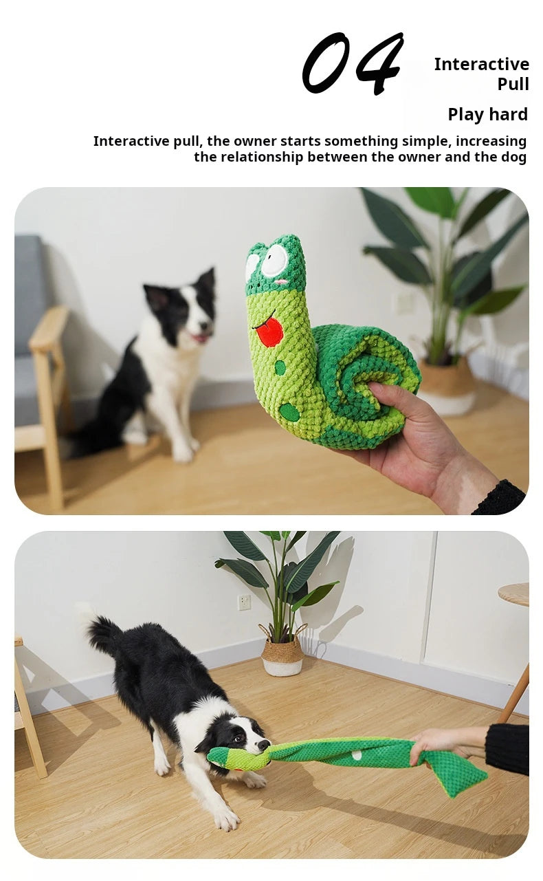 Frog Squeaky Dog Toy