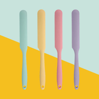 Food Grade Silicone Cream Scraper Household all-in-one Long Cake Spatula Heat-resistant Kitchen Baking Tool