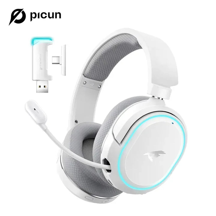Picun G2 2.4GHz Bluetooth Wireless Gaming Headset For PC PS4 PS5